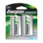 Energizer® 2 Pack - Recharge® Rechargeable D Batteries